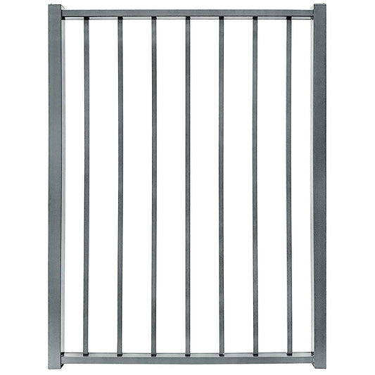 Stratco Outdoor 3 ft 2 in x 4 ft Ezi-Fence Picket Fence in A Box System, Gray BTR6_N0AML45