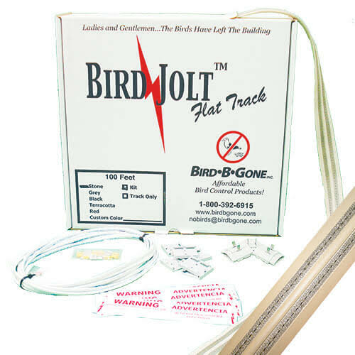 Bird B Gone, Bird Jolt Flat TRACK, Kit, 100 ft Roll Stone ECE8_B6HYI96