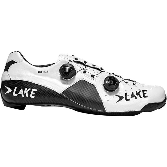 Lake CX403 Speedplay Cycling Shoe - Mens White/Black, 48.0 YEB6_Z7FHV53