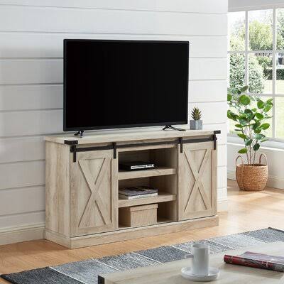 Hadria TV Stand for TVs Up to 65x22 Gracie Oaks Color: White Oak WOC7_S7KKN61