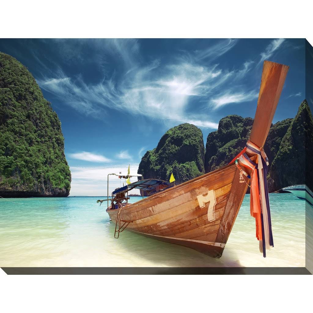 Picture Perfect International Thailand Giclee Print Canvas Wall Art, 36 Inches x 48 Inches x 1.5 Inches UQE5_V3BLK62