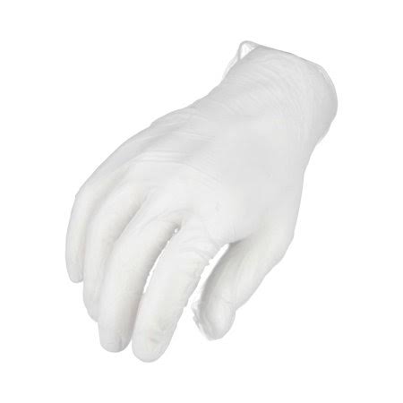 Clear Vinyl Gloves, Industrial Grade, Latex Free, Powder-Free, Disposable Glove, Thick: 4.5 mil, Non-Latex Rubber, Size: X-Large TIW6_G6ZDU62