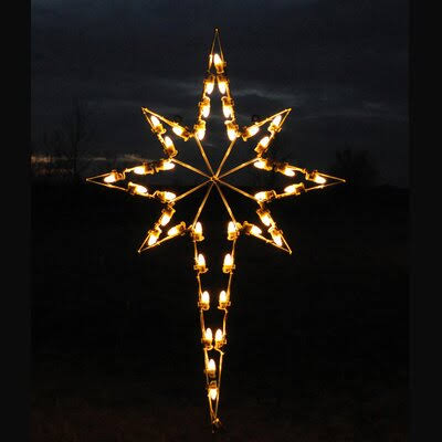 Large Star of Bethlehem Lighted Display The Holiday Aisle Color: Yellow OIL2_T0SHC89