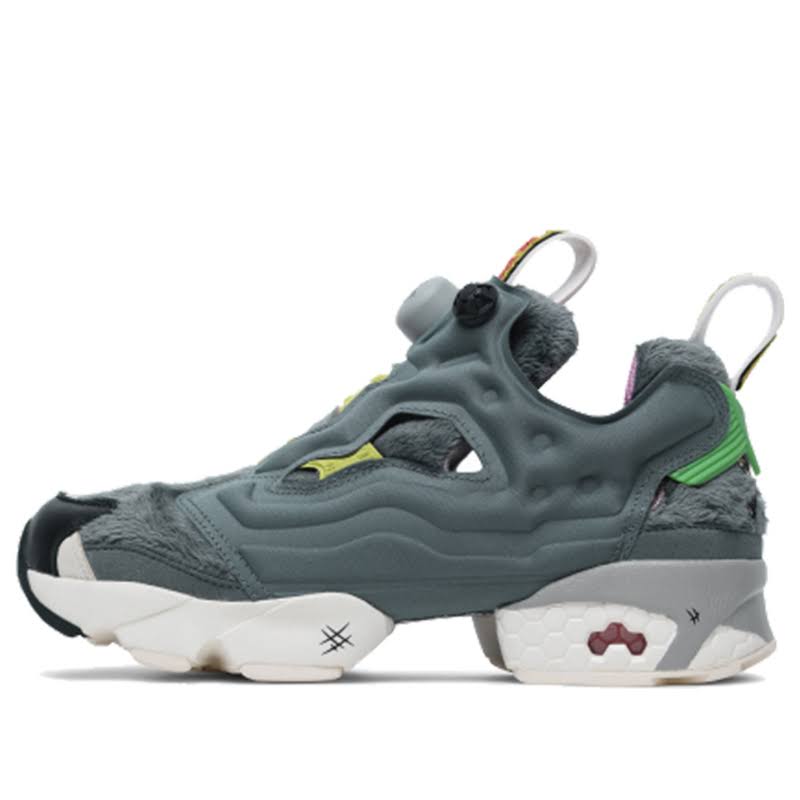 Reebok Tom  Jerry x Instapump Fury &Tom& Cold Grey 6/Hero Yellow/Black Marathon Running Shoes/Sneakers FW4656 (US Size 12) GTM5_J3HOW37