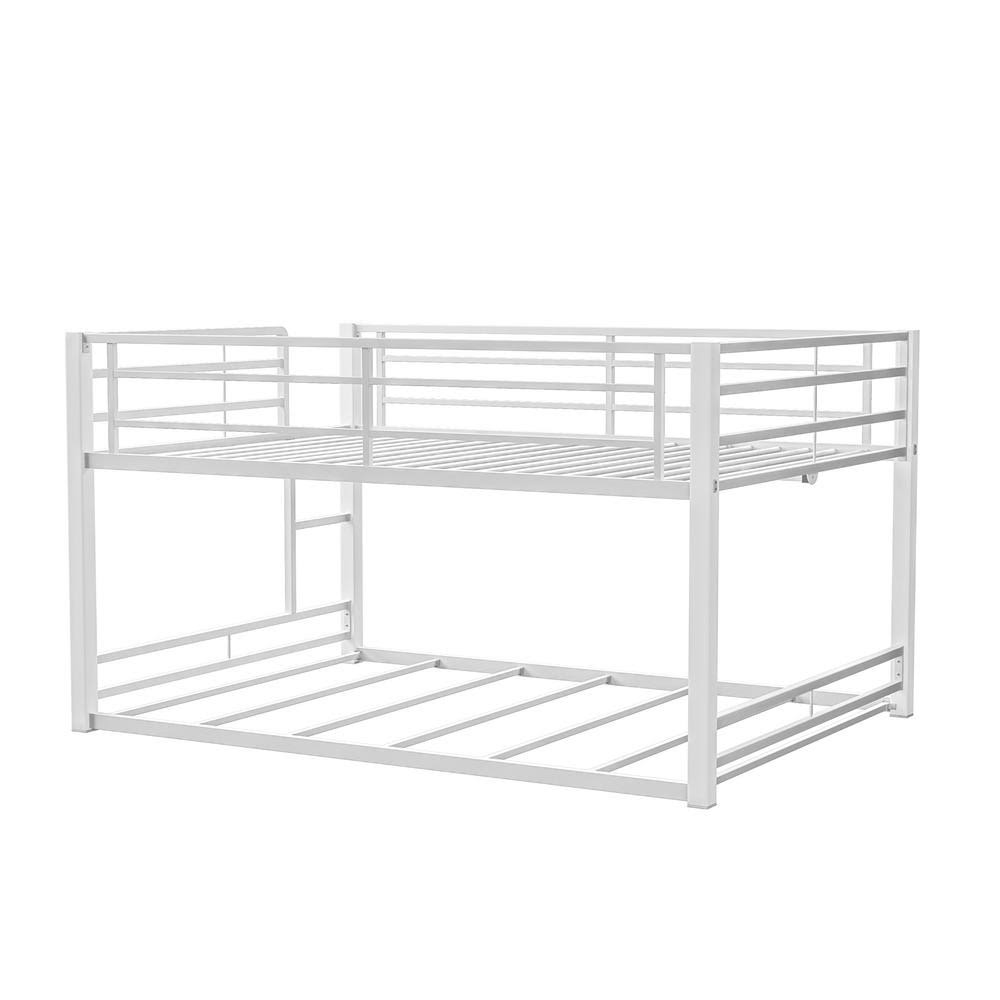 Furniture of America Bowry White Powder Coating Full Over Full Bunk Bed MLB3_R2WWD03