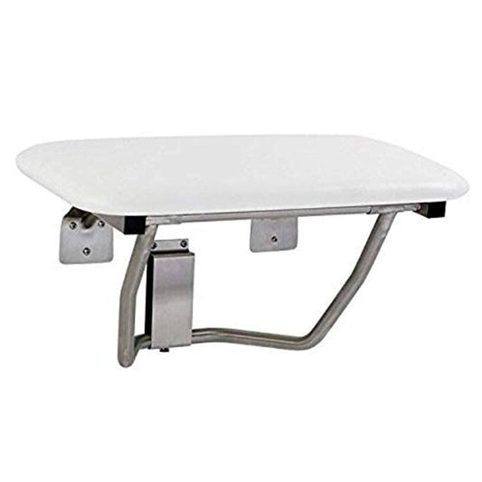 Mustee 390.413 Fold Down Wall-Mount Padded Seat 23x22 White CUF8_E3ETR42