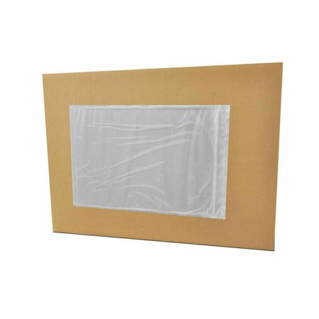 (10000) Clear Packing List Envelopes Plain Face 7.5 inch x 5.5 inch Top Load, Size: 7.5 x 5.5 BTF8_M3UAA58