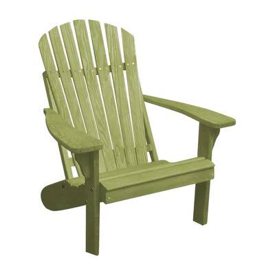 Marcellina Fanback Wood Adirondack Chair Highland Dunes Color: Green OKX6_C6VKW09