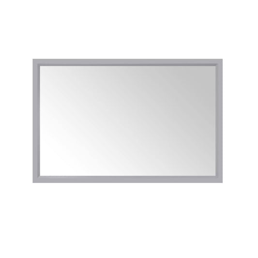 Home Decorators Collection 46.00 in. W x 30.00 in. H Framed Rectangular Bathroom Vanity Mirror in Pebble Grey QJP5_V9ZDP37