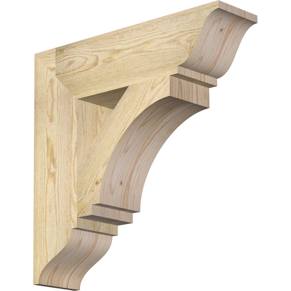 6x22W x 24x22D x 24x22H Imperial Traditional Rough Sawn BRACKET, Douglas Fir BTU1_Z7AAN66