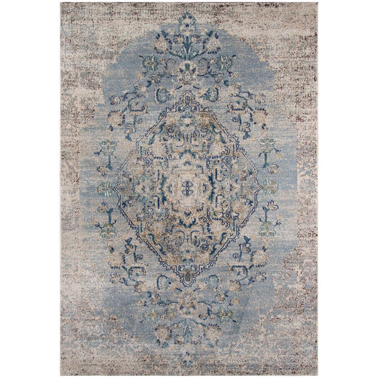 Momeni Amelia Area Rug, Light Blue, 5&3x22 x 7&6x22 JEY1_I2TYV86