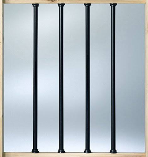 Deckorators Aluminum 36x22 Balusters - Black - 50 Pack (Deckorators DB53613) DSE1_D8NPX02