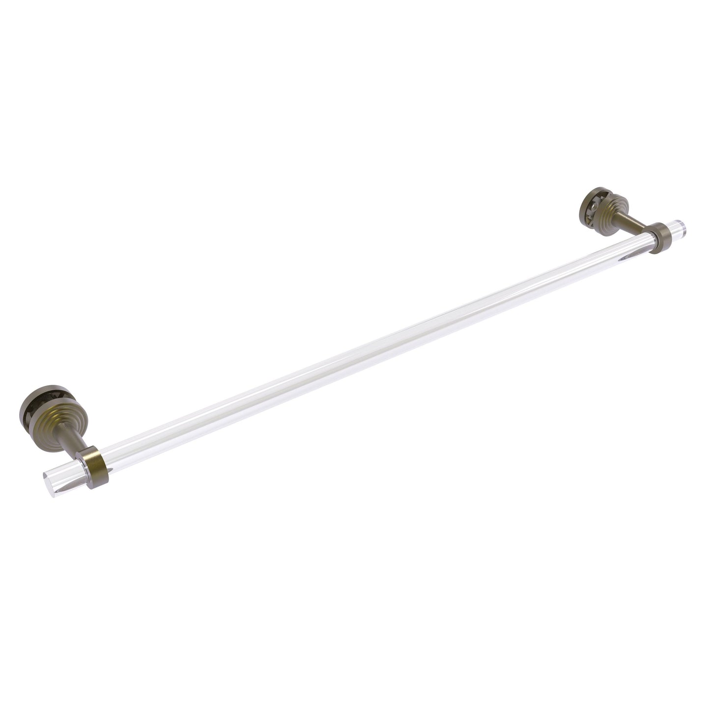 Pacific Beach Collection 30-in Shower Door Towel Bar in Antique Brass UMJ5_N5WNQ88