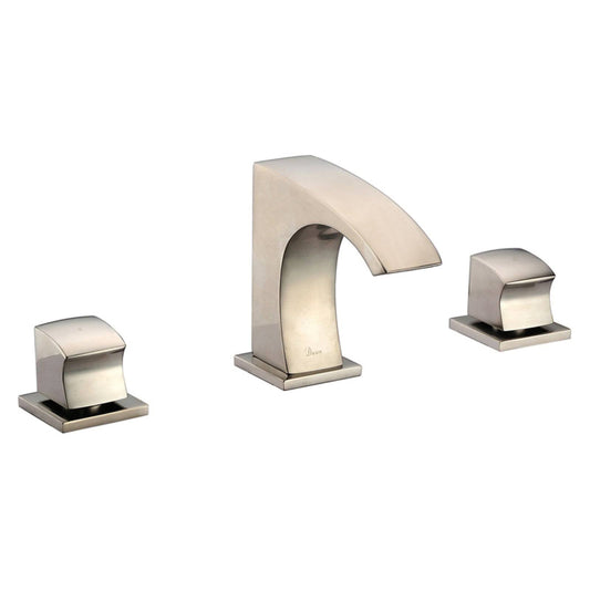 Dawn AB77 1584BN 3-Hole, 2-Square Handle Widespread Lavatory Faucet, Brushed Nickel UUE2_V5IEI12