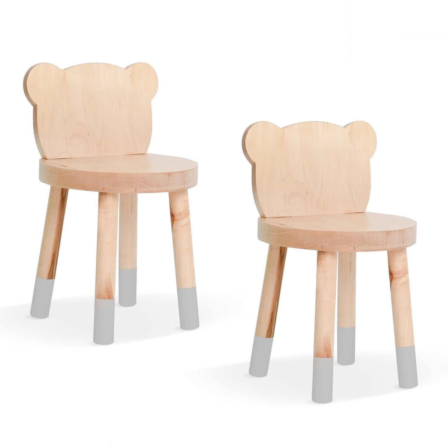 Nico and Yeye Baba Kids Chair, Solid Maple Gray YRY8_N8SIR70