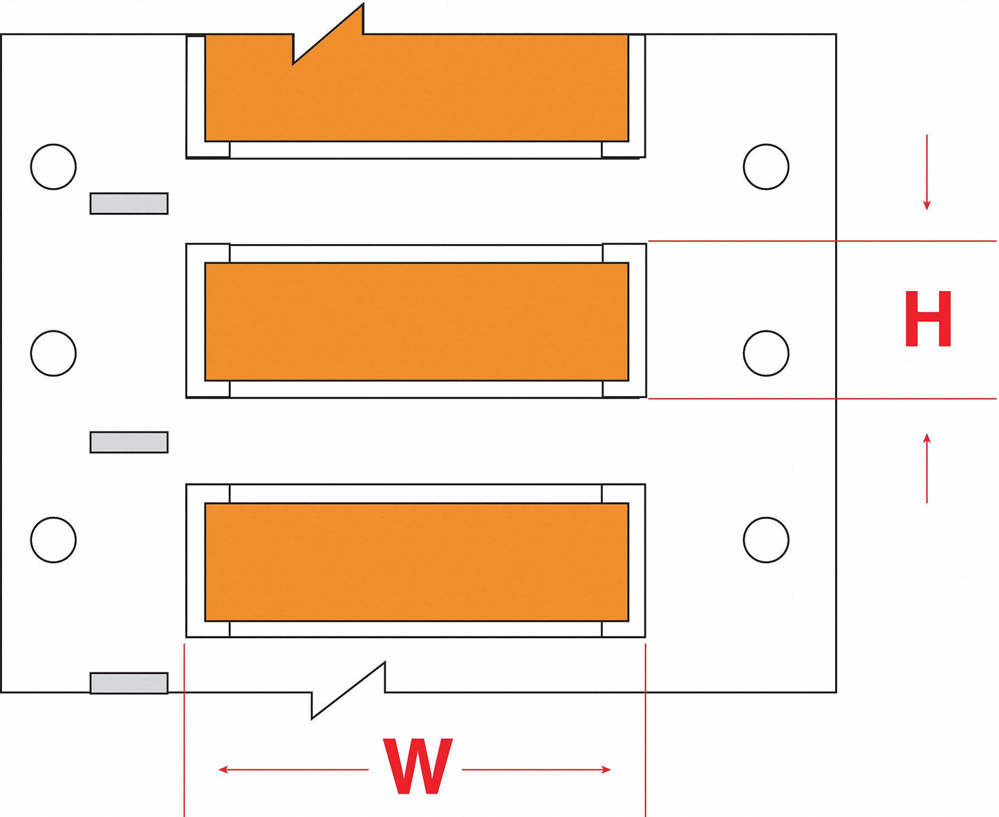 Brady PS-375-150-OR-S-2 Wire Marker, Wire Sleeve, PermaSleeve , Orange SUW2_D3DME99