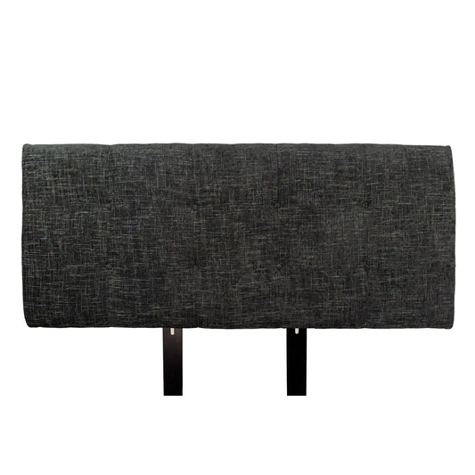 MJL Designs Atlas Upholstered Headboard Midnight, Size: Twin YIG9_K2GOD16