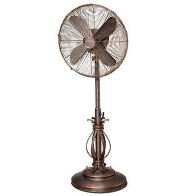 Fleur De Lis Living Brenton 18x22 Oscillating Pedestal Fan VQA8_L6GPH32