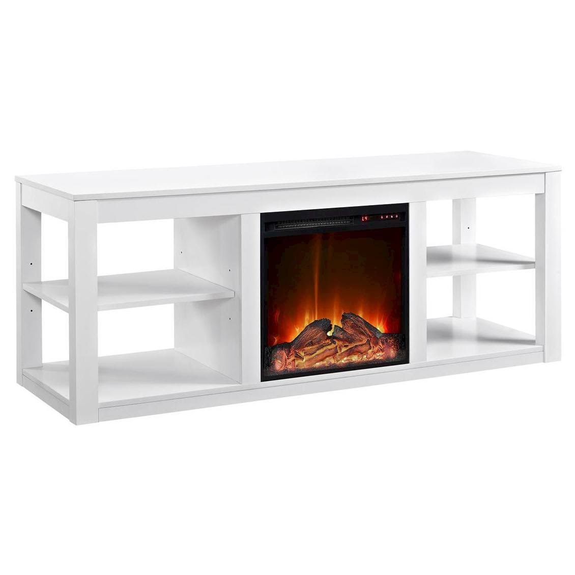 George Fireplace TV Console - White - Room  Joy EKM4_N1XAC51