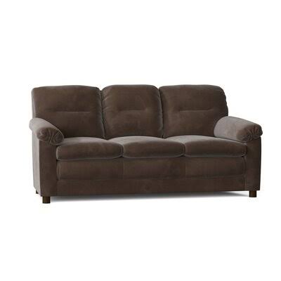 Ophelia 79x22 Pillow Top Arm Sofa Industrial Lodge Home Body Fabric: Belverde Espresso PPW1_R8SPV25