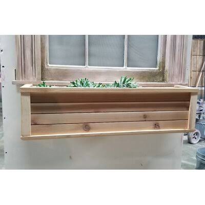 Fakenhan Window Box Planter Millwood Pines Color: Natural BCH7_I9VES63