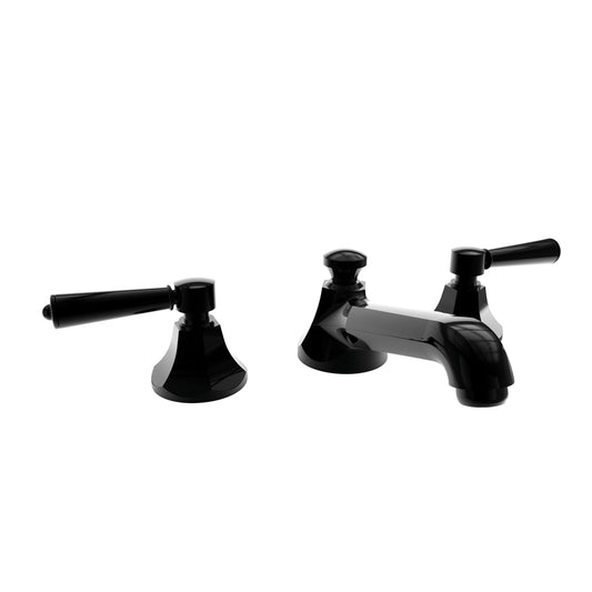 Newport Brass 1200 Metropole Gloss Black Widespread Bathroom Faucet LWO0_K9PSD11