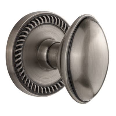 Grandeur Newport Dummy Door Knob Finish: Antique Pewter 821607 NFV6_T6CSL00