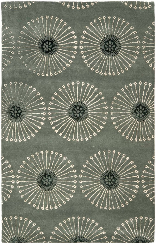 Safavieh Soho SOH821C Area Rug - Grey/Ivory, Size: 6 x 9 ft. WEQ2_K1ZZD18