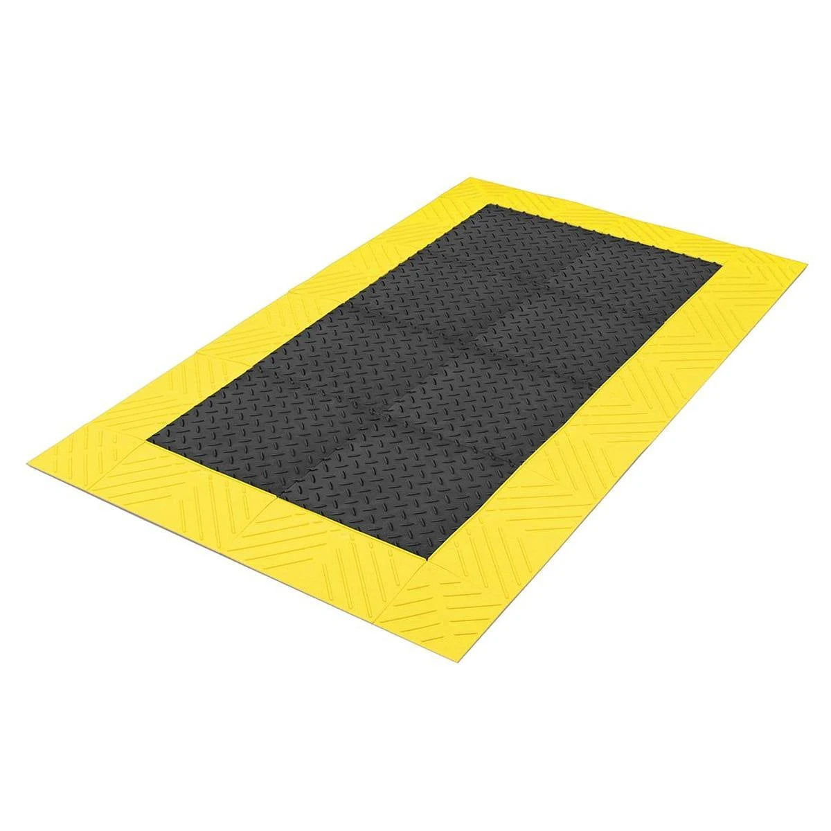 Notrax 621S0310BY Antifatigue Mat,Black,YllwBrdr,3x10ft CTI2_P3PAC08