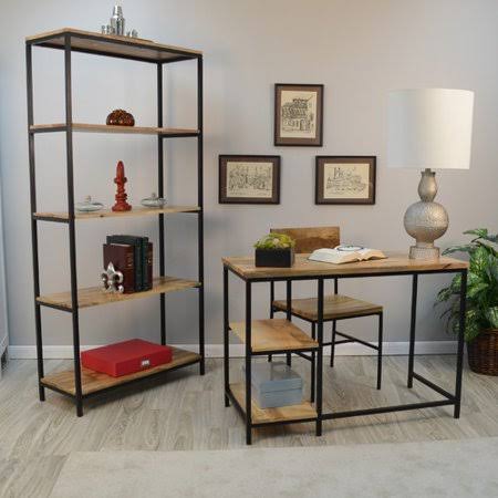 Defranco Etagere Bookcase Ebern Designs Color: Natural YXU5_B3UVM19