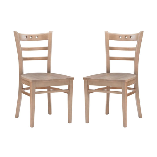 Set of 2 Darby Chairs Natural - Linon YDP8_C0NSM52