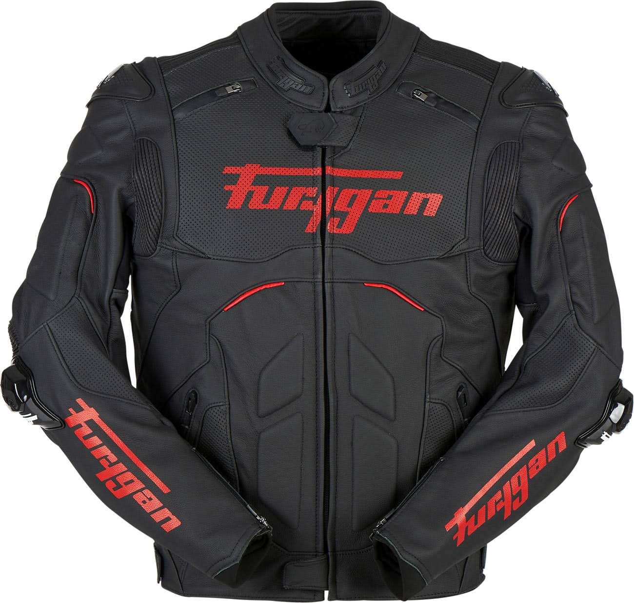 Furygan Raptor Evo 2 Black Red Street Jacket Size 2XL XVH9_R1BFD31