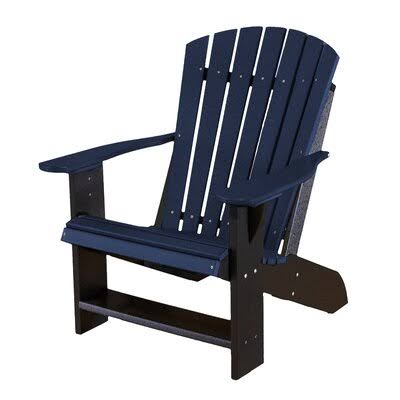 Patricia Plastic/Resin Adirondack Chair Rosecliff Heights Color: Patriot Blue/Black DEG0_R8WDG90