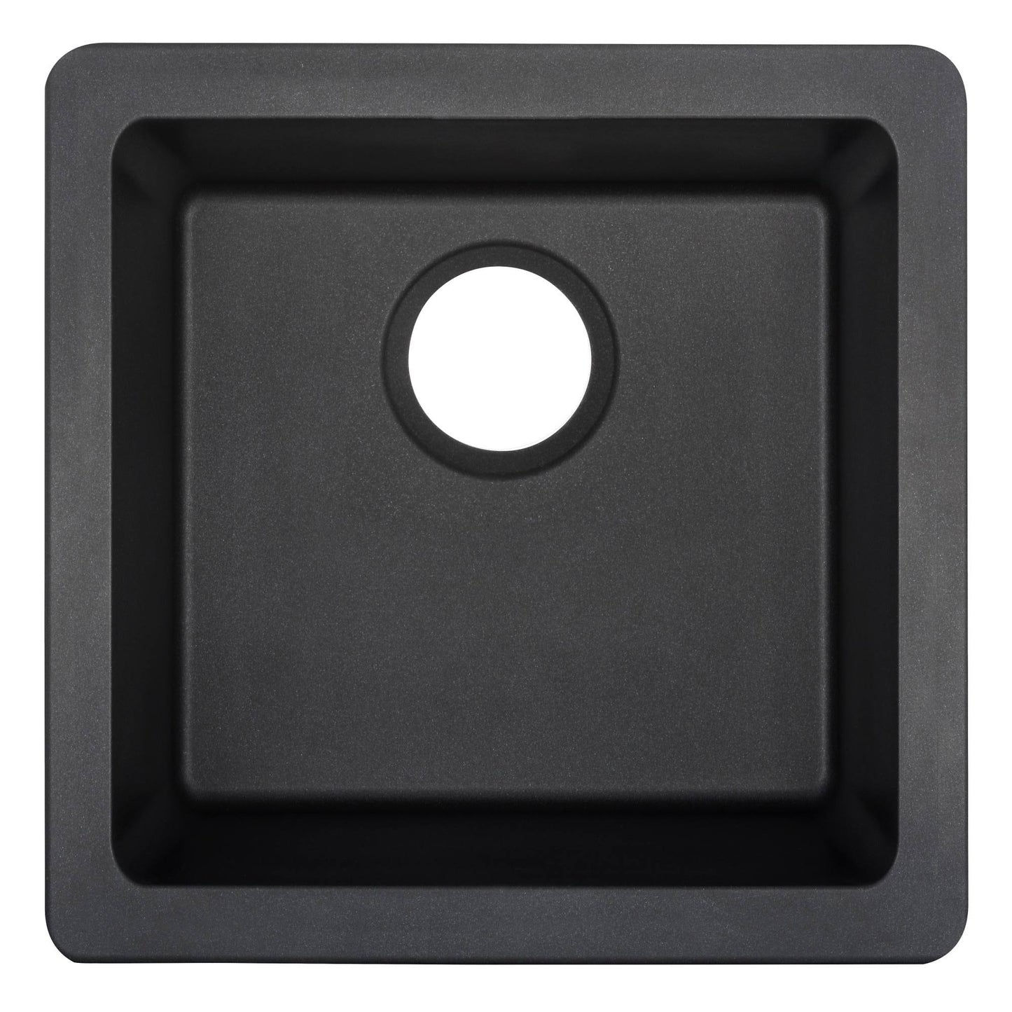 Signature Hardware 447410 17x22 Totten Granite Composite Undermount Prep Sink Finish: Black EFP0_V9NQA51