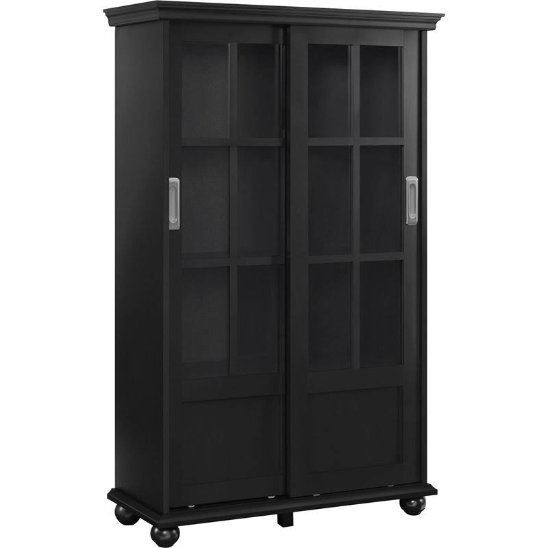 Scranton  Co 4 Shelf Bookcase in Black, Size: 51 DGV2_J3ALM62