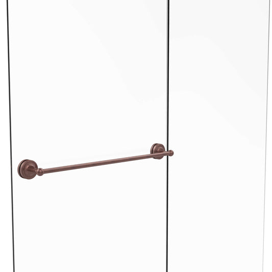 Allied Brass Prestige Regal Collection 30 inch Shower Door Towel Bar Antique Copper XNX4_T2QXS98