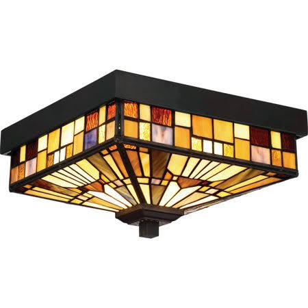 Quoizel TFIK1611VA Inglenook 2 Light 11 inch Valiant Bronze Outdoor Flush Mount XUG3_F3ZVC04