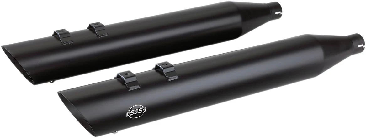 SS Black Slash Down 4x22 Touring Mufflers for Harley VZY7_Y9BVK60