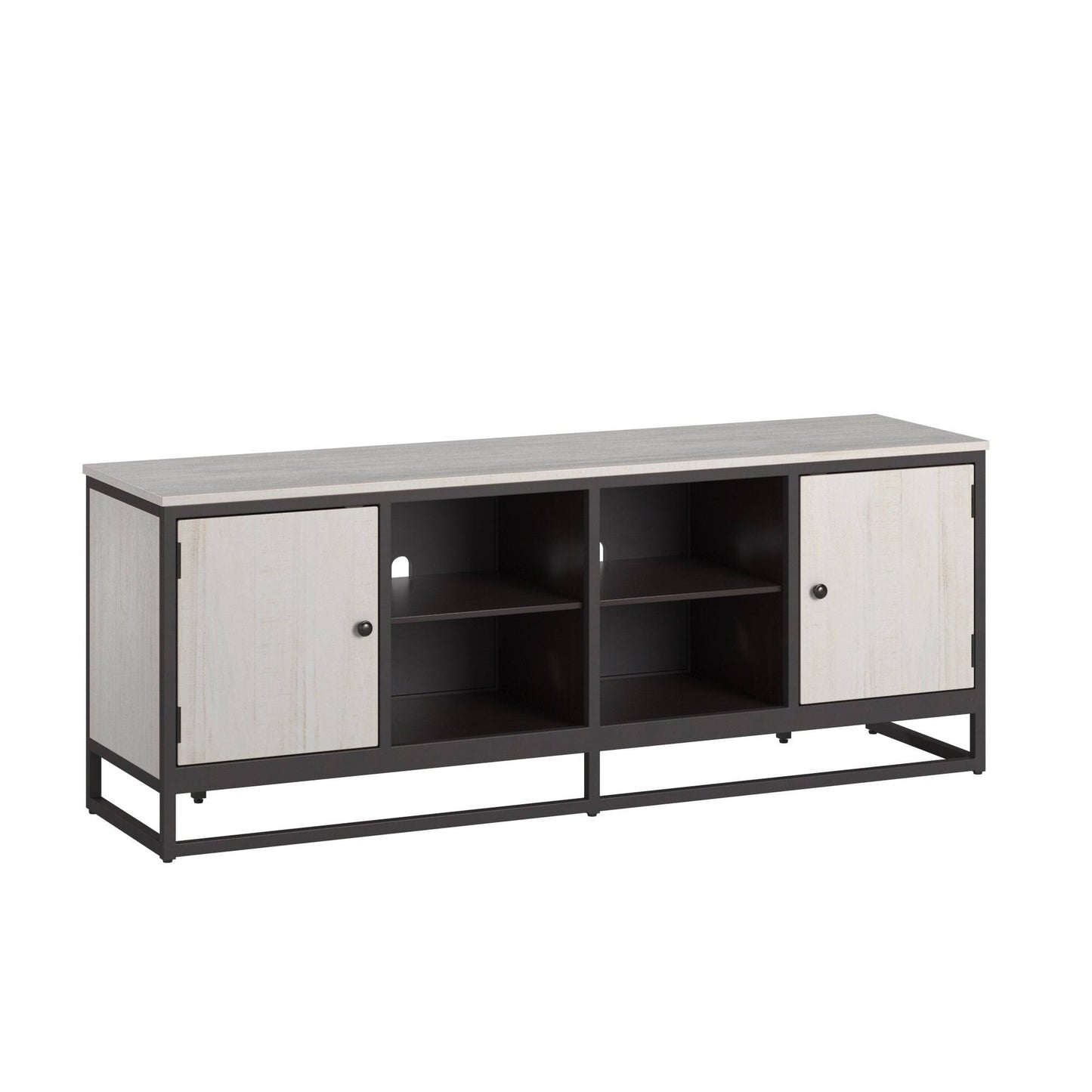 Micah Distressed Finish Black Metal 70 inch TV Stand by Inspire MZD0_W8AKQ23