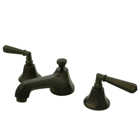 Kingston Brass Ks4465hl Metropolitan 8x22 Widespread Lavatory Faucet, Oil Rubbed Bronze PQN7_E4JAQ15