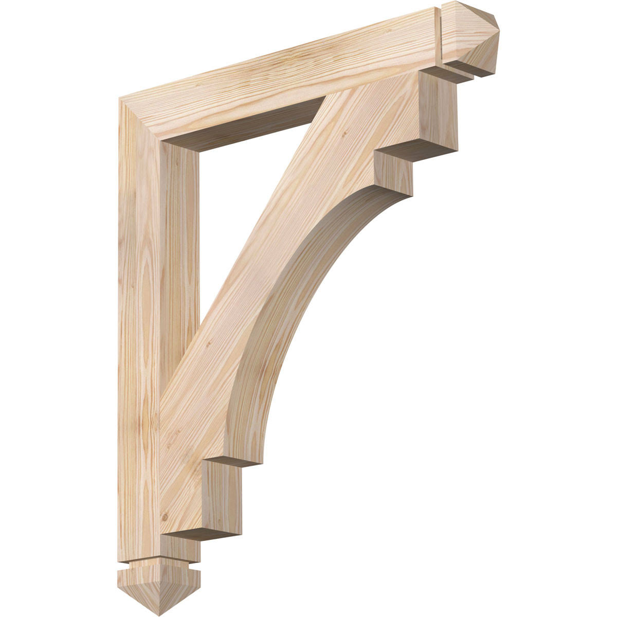 3 1/2x22W x 28x22D x 32x22H Merced Arts  Crafts Smooth BRACKET, Douglas Fir VTI3_Y5HUD97