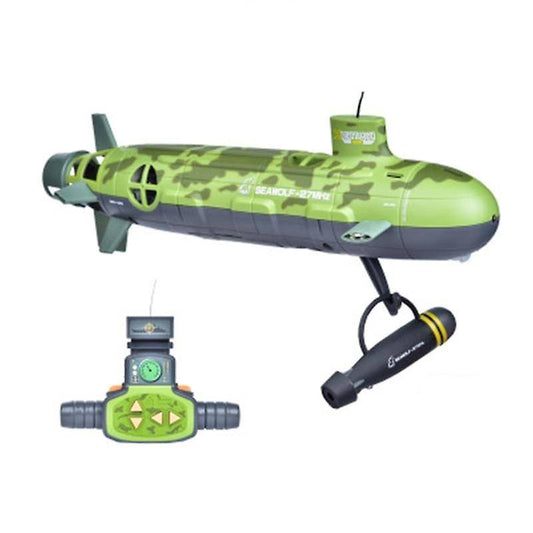 TribalSensation Omnibearing Remote Control Seawolf Upgrade Version RC Big Submarine Toy Gray SKB2_H9YMT51