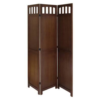 52.44x22 W x 70x22 H 3 - Panel Solid Wood Folding Room Divider Red Barrel Studio BUO2_T7YAC37