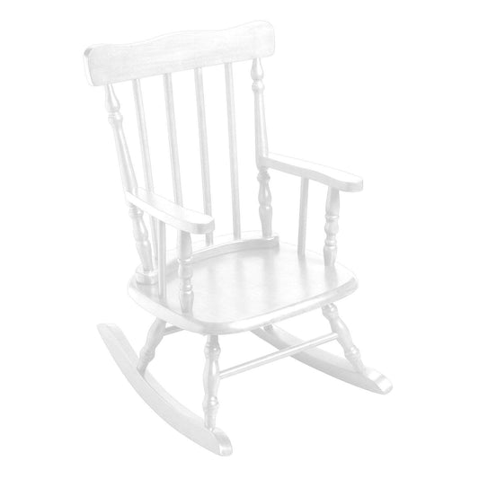 Gift Mark Childrens Rocking Chair - White WLE0_Y6CQR78