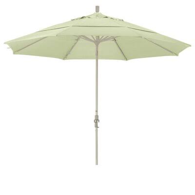 Pyatt Market Umbrella Sol 72 Outdoor Frame Color: Bronze, Fabric Color: Sunbrella A Taupe, Size: 11 YQQ9_H2CMM80