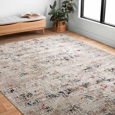 Ballycraigy Power Loom Beige Rug Williston Forge Rug Size: Rectangle 5&3x22 x 7&6x22 QDI1_G1HZL08