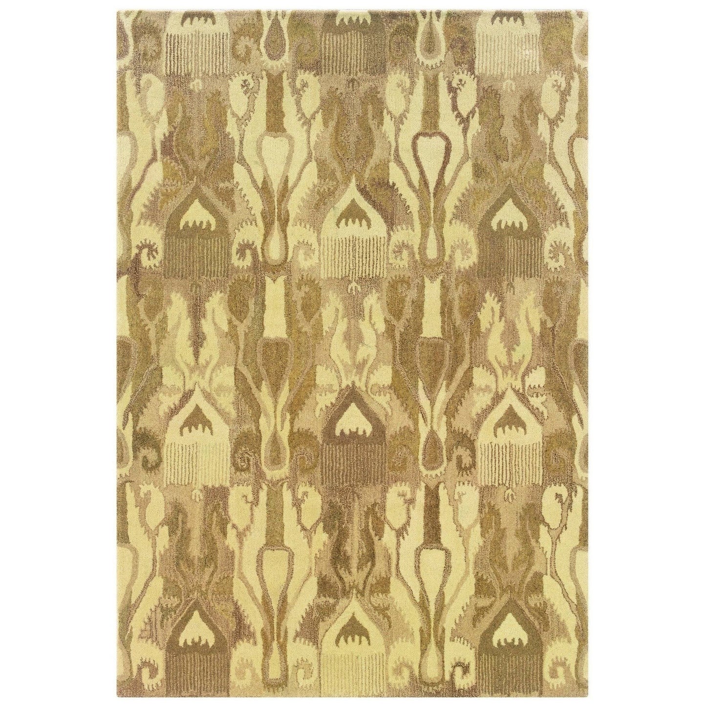 Style Haven Alana Tribal Abstract Hand-Made Natural Colored Wool Area Rug 8& x 10& 8& x 10& Living Room, Bedroom, Dining Room, A UMS0_L9CBX54