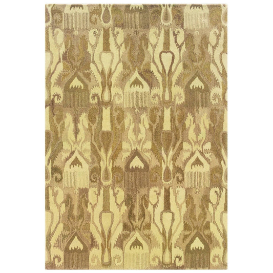 Style Haven Alana Tribal Abstract Hand-Made Natural Colored Wool Area Rug 8& x 10& 8& x 10& Living Room, Bedroom, Dining Room, A UMS0_L9CBX54