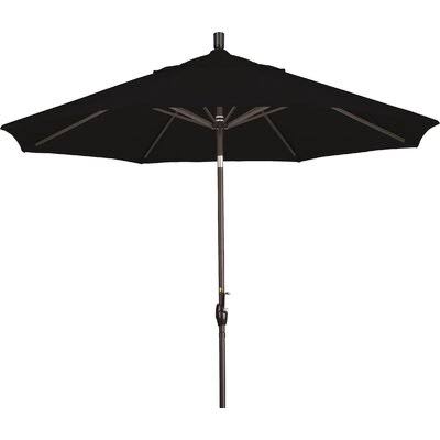 Carina 9 Market Umbrella Sol 72 Outdoor Fabric Color: Sunbrella A Black, Frame Color: Bronze OUG4_V7EKF88