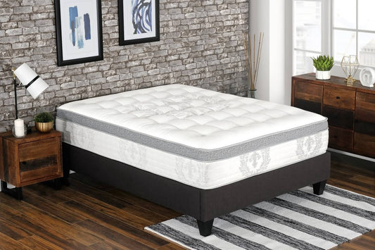 Primo International 41062 14 in. Kinley Polyfoam Pocket Coil Mattress - California King VAS2_T9WLP20